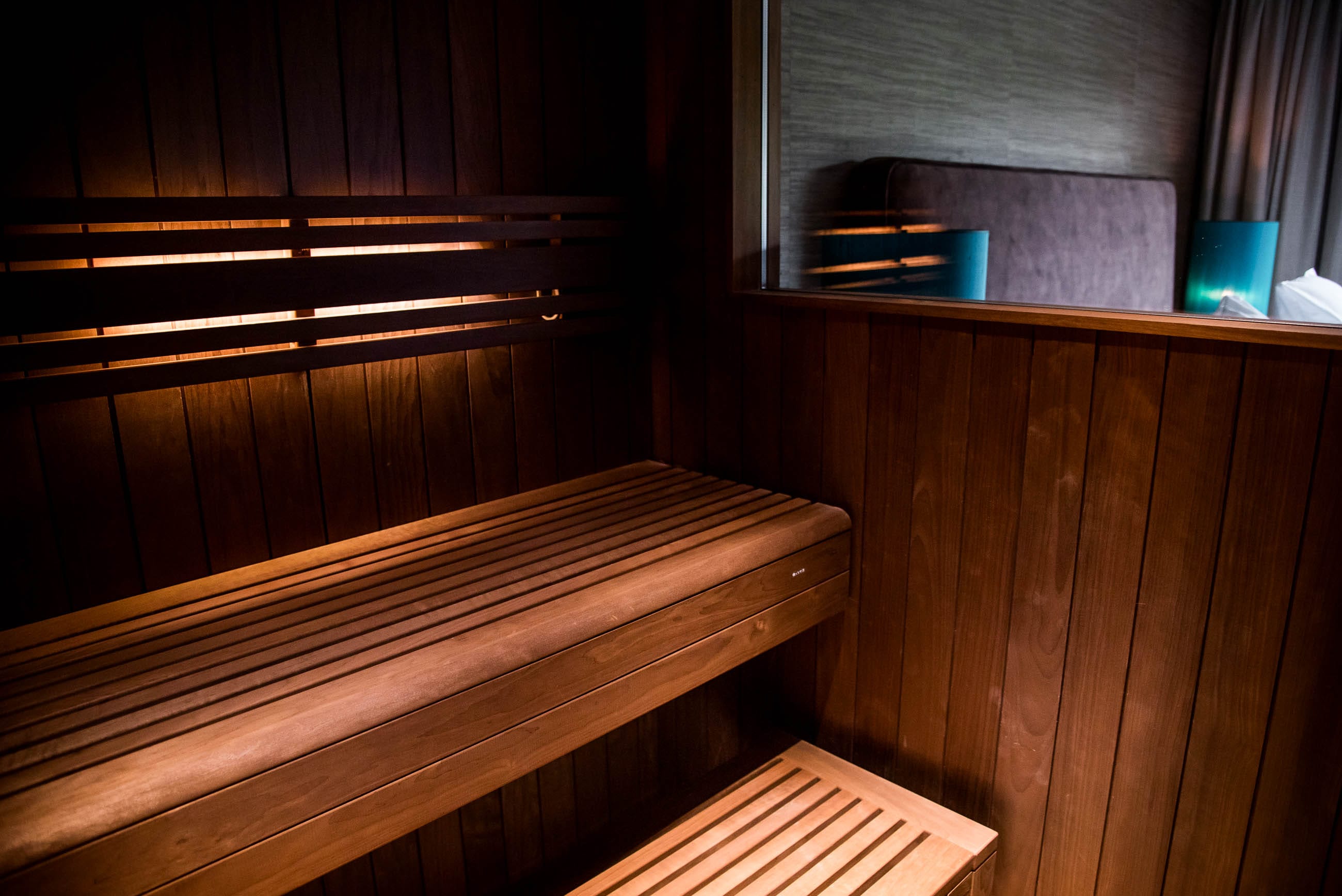 bastu i deluxe hotellrum
