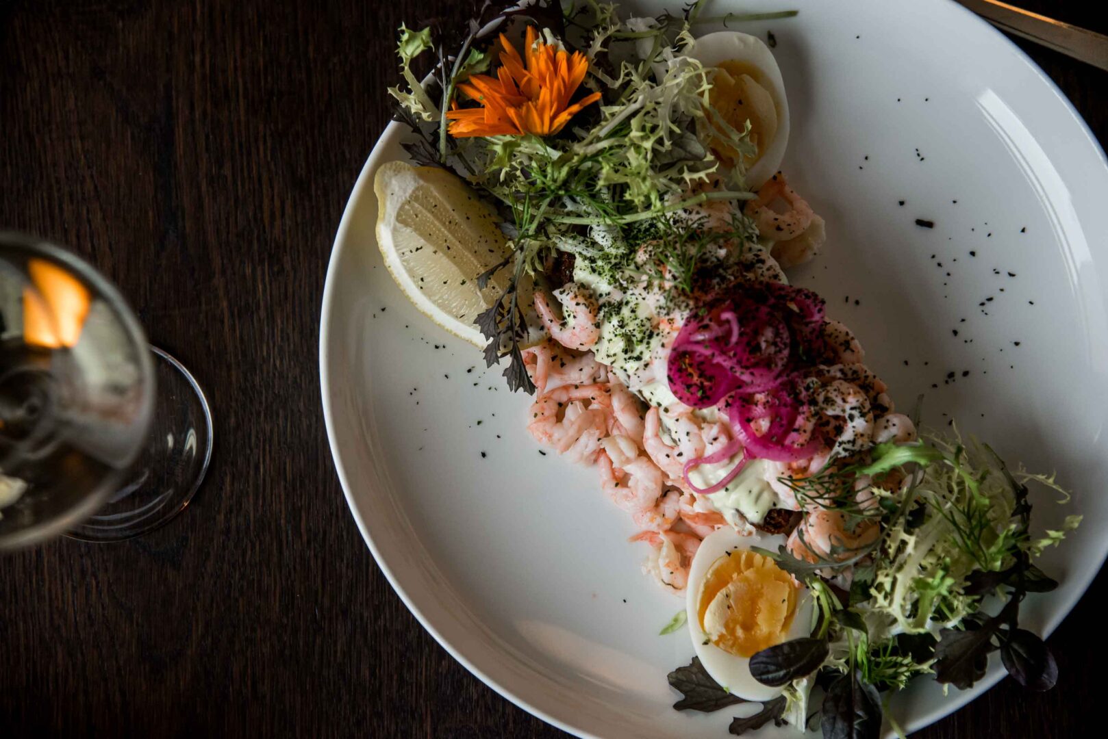 räksmörgås bistromeny