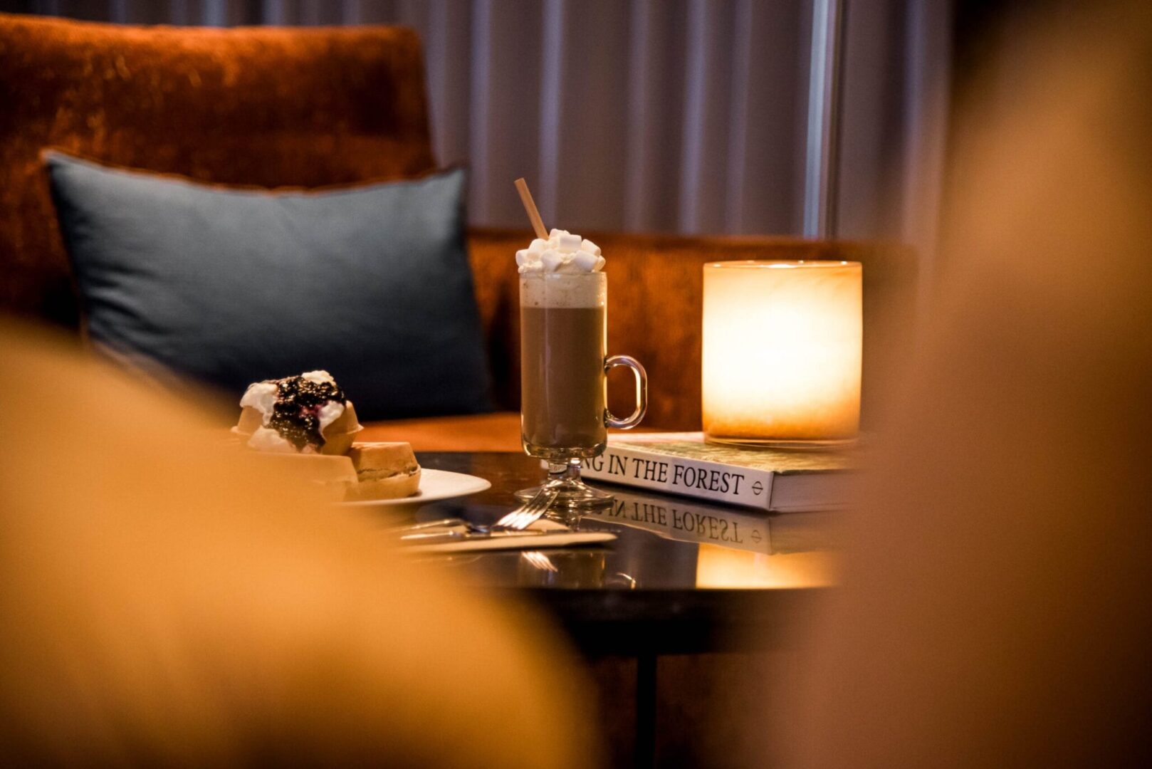 coffee drink in the lobby