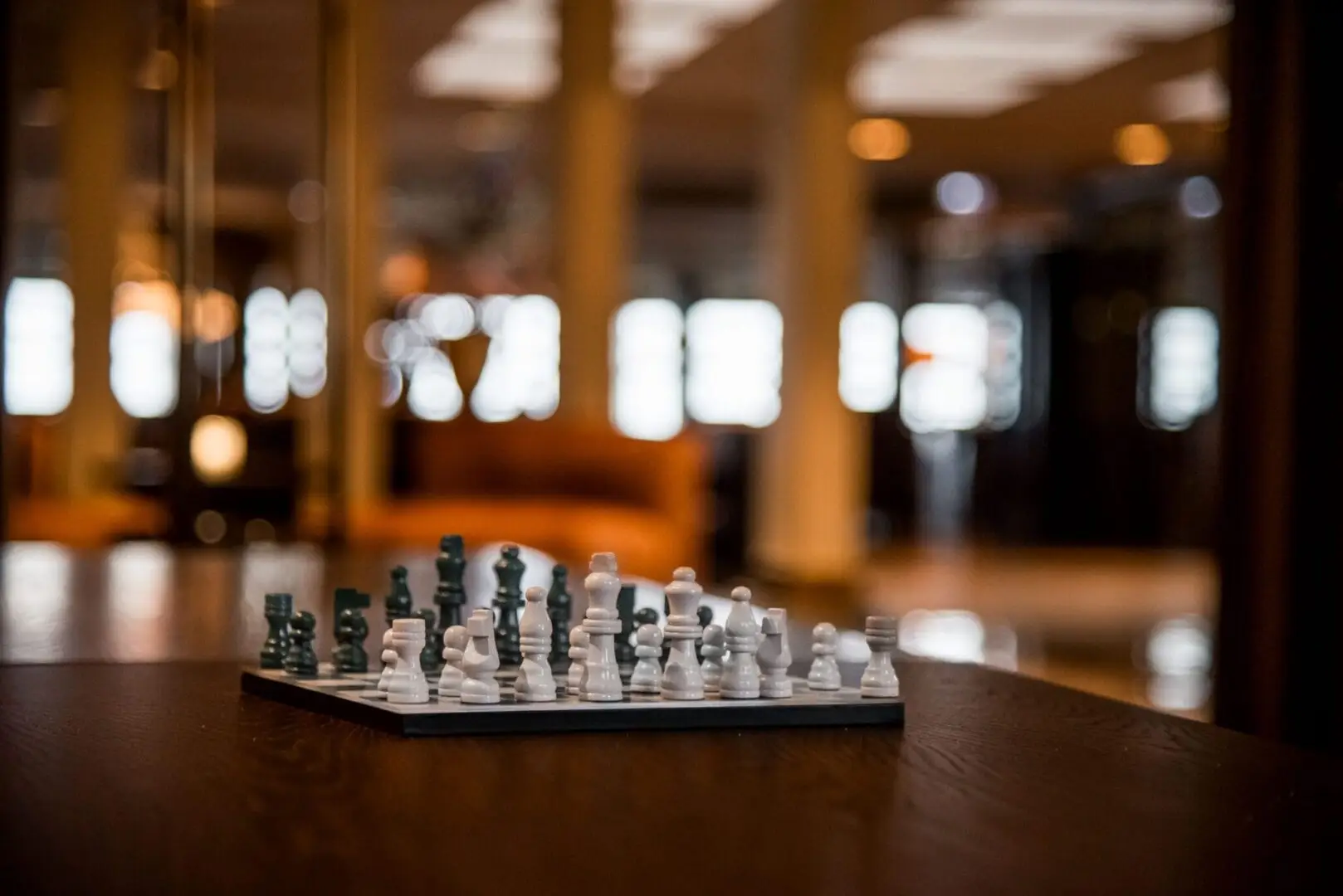 Schackspel på Billingehus