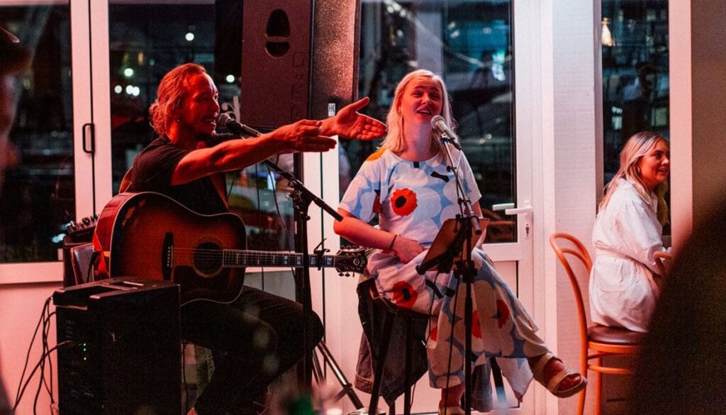after work med livemusik Tilde & David