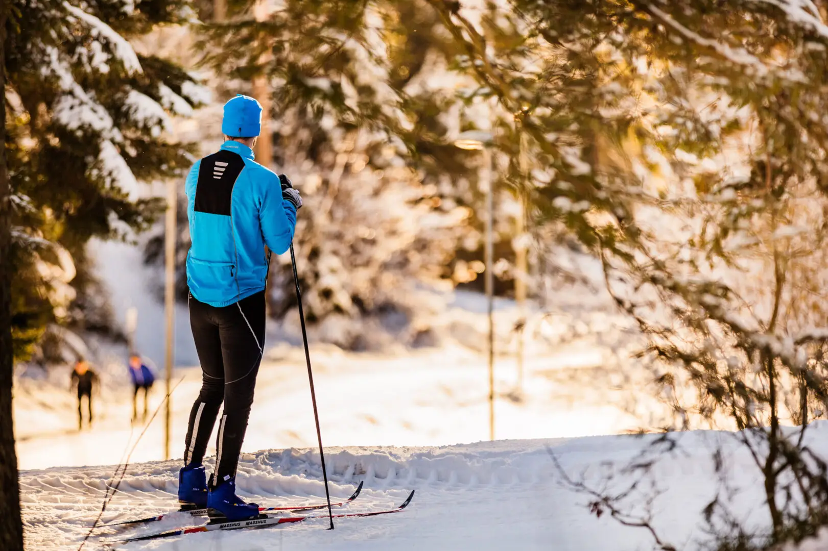 Längdåkare på Billingen