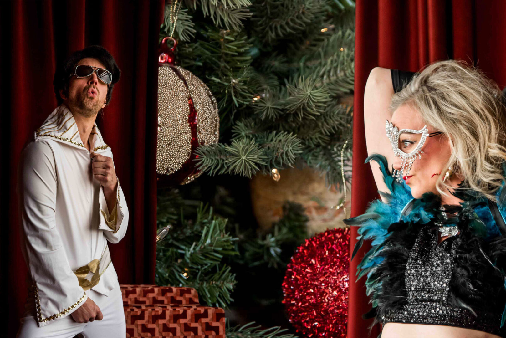 Julbord med show Janes Bomb