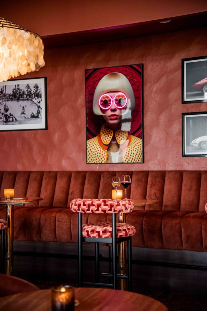 interior of bar arne