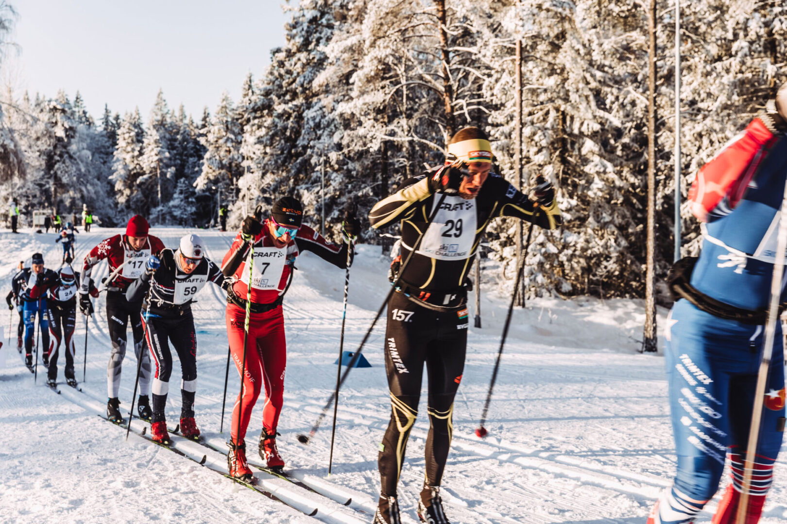 längdåkare på billingen foto: alexande arnholm