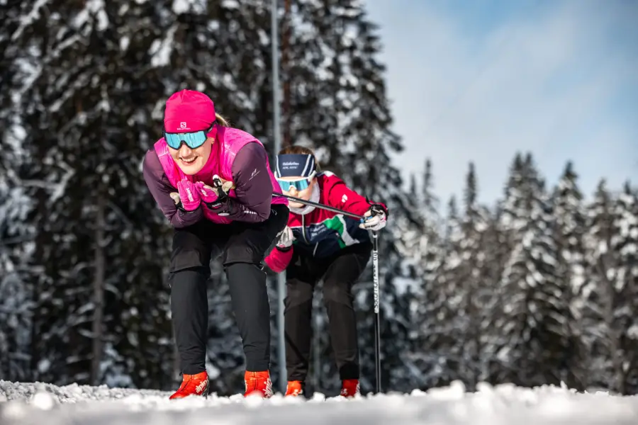 Social Skiing på Billingen