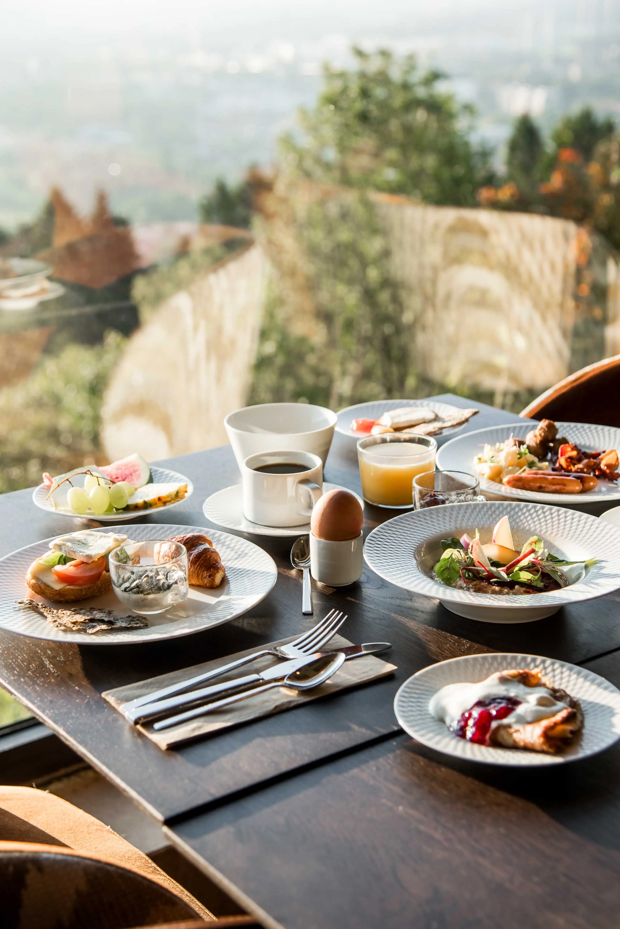 frukost med utsikt