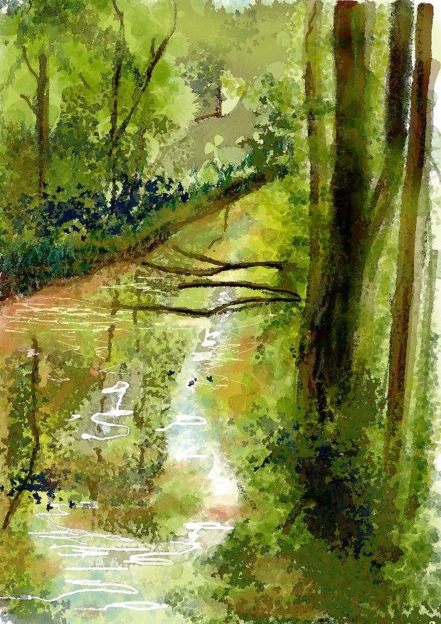 Konstverk på tranor av Eva-Lill Nilsson